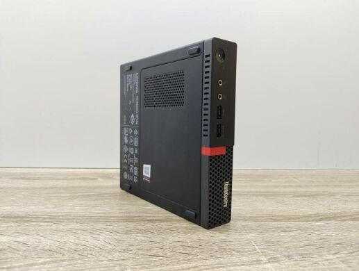 Неттоп Lenovo ThinkCentre M710q Tiny USFF / Intel Core i5-7400T (4 ядра по 2.4 - 3.0 GHz) / 8 GB DDR4 / 240 GB SSD / Intel HD Graphics 630 / Блок живлення