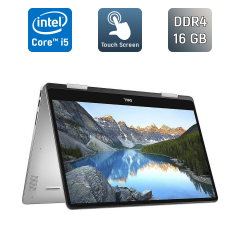 Ноутбук-трансформер Б-клас Dell Inspiron 7586 / 15.6" (1920x1080) IPS Touch / Intel Core i5-8265U (4 (8) ядра по 1.6 - 3.9 GHz) / 16 GB DDR4 / 240 GB SSD / Intel UHD Graphics 620 / WebCam / TouchID