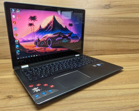 Ноутбук-трансформер Б-класс Lenovo IdeaPad Flex 510S-141KB / 15.6" (1920x1080) IPS Touch / Intel Core i7-7500U (2 (4) ядра по 2.7 - 3.5 GHz) / 16 GB DDR4 / 480 GB SSD / AMD Radeon R7 M460, 2 GB GDDR5, 64-bit / WebCam / Fingerprint / Windows 10