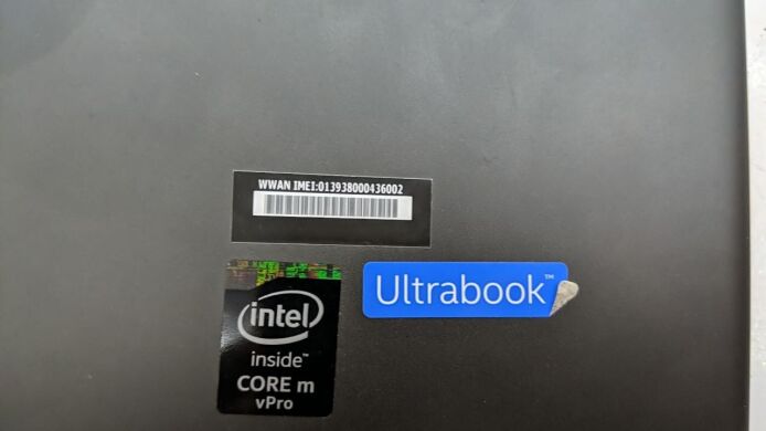 Ноутбук-трансформер Б-клас Lenovo ThinkPad Helix 20CH / 11.6" (1920x1080) TN Touch / Intel Core M-5Y10 (2 (4) ядра по 0.8 - 2.0 GHz) / 8 GB DDR3 / 256 GB SSD / Intel HD Graphics 5300 / WebCam / LTE / Windows 10 Pro + Клавіатура