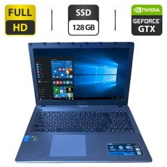 Ноутбук Asus X550J / 15.6" (1920x1080) TN / Intel Core i5-4200H (2 (4) ядра по 2.8 - 3.4 GHz) / 12 GB DDR3 / 128 GB SSD / nVidia GeForce GTX 850M, 2 GB GDDR3, 128-bit / WebCam / DVD-ROM