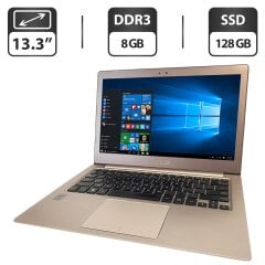 Ноутбук Б-класс Asus ZenBook UX303L / 13.3" (1366x768) TN / Intel Core i5-5200U (2 (4) ядра по 2.2 - 2.7 GHz) / 8 GB DDR3 / 128 GB SSD / Intel HD Graphics 5500 / WebCam