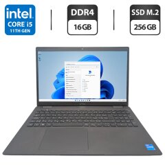 Ноутбук Б-класс Dell Latitude 3520 / 15.6" (1920x1080) IPS / Intel Core i5-1135G7 (4 (8) ядра по 2.4 - 4.2 GHz) / 16 GB DDR4 / 256 GB SSD M.2 / Intel Iris Xe Graphics / Fingerprint / WebCam