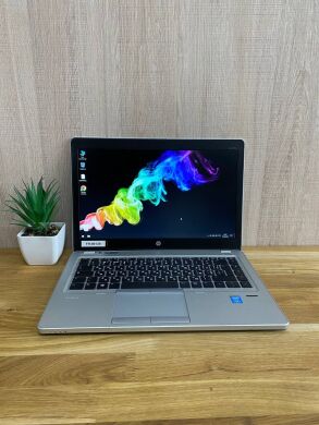 Ноутбук Б-класс HP EliteBook Folio 9480m / 14" (1366x768) TN / Intel Core i5-4310U (2 (4) ядра по 2.0 - 3.0 GHz) / 8 GB DDR3 / 128 GB SSD / Intel HD Graphics 4400 / WebCam / VGA