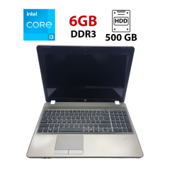 Ноутбук Б-клас HP ProBook 4530s / 15.6" (1366x768) TN / Intel Core i3-2330M (2 (4) ядра по 2.2 GHz) / 6 GB DDR3 / 500 GB HDD / Intel HD Graphics 3000 / WebCam
