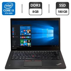 Ноутбук Б-клас Lenovo ThinkPad T450s / 14" (1600x900) TN / Intel Core i5-5300U (2 (4) ядра по 2.3 - 2.9 GHz) / 8 GB DDR3 / 180 GB SSD / Intel HD Graphics 5500 / WebCam