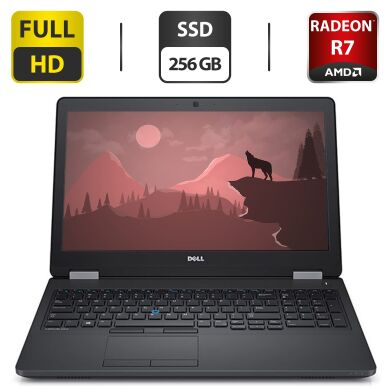 Ноутбук Dell Latitude E5570 / 15.6" (1920x1080) TN / Intel Core i7-6600U (2 (4) ядра по 2.6 - 3.4 GHz) / 16 GB DDR4 / 256 GB SSD / AMD Radeon R7 M360, 2 GB GDDR3, 64-bit / HDMI