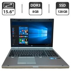 Ноутбук HP EliteBook 8560p / 15.6" (1366x768) TN / Intel Core i5-2540M (2 (4) ядра по 2.6 - 3.3 GHz) / 8 GB DDR3 / 128 GB SSD / Intel HD Graphics 3000 / WebCam