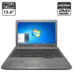 Ноутбук Samsung R528 / 15.6" (1366x768) TN / Intel Core 2 Duo T6600 (2 ядра по 2.2 GHz) / 6 GB DDR3 / 250 GB HDD / Intel Graphics / WebCam / DVD-ROM / АКб не держит
