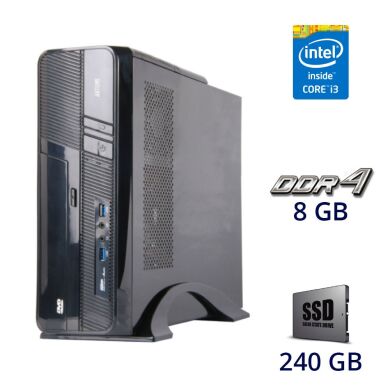 Новый игровой ПК LogicPower S605 U3 DT / Intel Core i3-10100F (4 (8) ядра по 3.6 - 4.3 GHz) / 8 GB DDR4 / 240 GB SSD / nVidia GeForce GT 710, 1 GB DDR3, 64-bit / 400W
