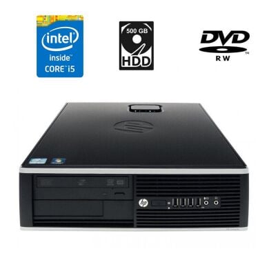 ПК HP Compaq 8200 Elite SFF / Intel Core i5-2500 (4 ядра по 3.3 - 3.7 GHz) / 8 GB DDR3 / 500 GB HDD / Intel HD Graphics 2000 / DVD-RW ПК HP Compaq 8200 Elite SFF / Intel Core i5-2500 (4 ядра по 3.3 - 3.7 GHz) / 8 GB DDR3 / 500 GB HDD / Intel HD Graphics 2000 / DVD-RW