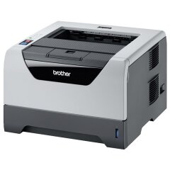 Принтер Brother HL-5350DN / Лазерний монохромний друк / 1200x1200 dpi / A4 / 30 стор/хв / USB 2.0, Ethernet / Дуплекс / Кабелі в комплекті