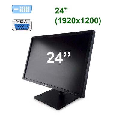 Samsung S24C650BW / 24" (1920x1200) TFT AD-PLS LED / VGA, DVI