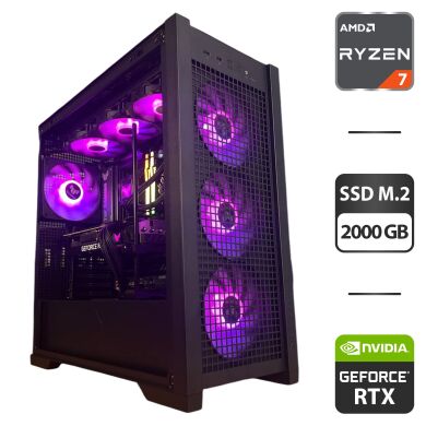 Збірка під замовлення: ігровий ПК Asus TUF Gaming GT302 ARGB Tower / AMD Ryzen 7 9800X3D (8 (16) ядер по 4.7 - 5.2 GHz) / 64 GB DDR5 / 2000 GB SSD M.2 / nVidia GeForce RTX 3080 Ti, 12 GB GDDR6X, 384-bit / 1000W