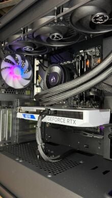 Сборка под заказ: компьютер Cougar Duoface Pro RGB Tower / AMD Ryzen 7 5800X3D (8 (16) ядер по 3.4 - 4.5 GHz) / 32 GB DDR4 / 2000 GB SSD M.2 / nVidia GeForce RTX 4060, 8 GB GDDR6, 128-bit / 750W