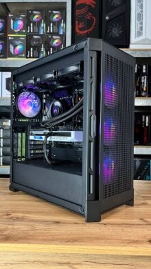 Сборка под заказ: компьютер Cougar Duoface Pro RGB Tower / AMD Ryzen 7 5800X3D (8 (16) ядер по 3.4 - 4.5 GHz) / 32 GB DDR4 / 2000 GB SSD M.2 / nVidia GeForce RTX 4060, 8 GB GDDR6, 128-bit / 750W