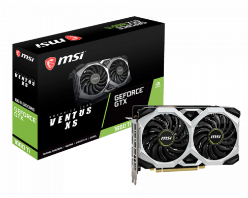 Только предоплата - Новая видеокарта MSI GeForce GTX 1660 AERO ITX OC, 6 GB GDDR5, 192-bit