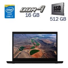 Ультрабк Lenovo ThinkPad L15 Gen 1 / 15.6" (1920x1080) IPS / Intel Core i7-10510U (4 (8) ядра по 1.8 - 4.9 GHz) / 16 GB DDR4 / 512 GB SSD / Intel UHD Graphics for 10th Generation / WebCam