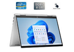 Ультрабук-трансформер Б-класс HP Envy X360 14-es0013dx / 14" (1920x1080) IPS Touch / Intel Core i5-1335U (10 (12) ядер по 3.4 - 4.6 GHz) / 8 GB DDR4 / 256 GB SSD / Intel Iris Xe Graphics / WebCam