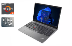 Ультрабук Б-клас Lenovo ThinkPad E15 Gen 4 / 15.6" (1920x1080) IPS / AMD Ryzen 5 5625U (6 (12) ядер по 2.3 - 4.3 GHz) / 16 GB DDR4 / 480 GB SSD / AMD Radeon Vega 7 Graphics / WebCam / Windows 10