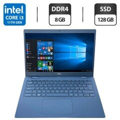 Ультрабук Dell Latitude 3420 / 14" (1366x768) IPS / Intel Core i3-1115G4 (2 (4) ядра по 4.1 GHz) / 8 GB DDR4 / 128 GB SSD / Intel UHD Graphics / WebCam