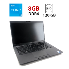 Ультрабук Dell Latitude 5400 / 14" (1920x1080) IPS / Intel Core i5-8350U (4 (8) ядра по 1.7 - 3.6 GHz) / 8 GB DDR4 / 120 GB SSD / Intel UHD Graphics 620 / WebCam / HDMI