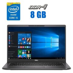 Ультрабук Dell Latitude 7400 / 14" (1920x1080) IPS / Intel Core i5-8265U (4 (8) ядра по 1.6 - 3.9 GHz) / 8 GB DDR4 / 240 GB SSD / Intel UHD Graphics 620 / WebCam