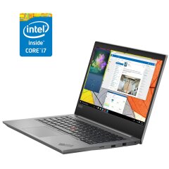 Ультрабук Lenovo ThinkPad E490 / 14" (1920x1080) IPS / Intel Core i7-8565U (4 (8) ядра по 1.8 - 4.6 GHz) / 16 GB DDR4 / 240 GB SSD / Intel UHD Graphics 620 / WebCam