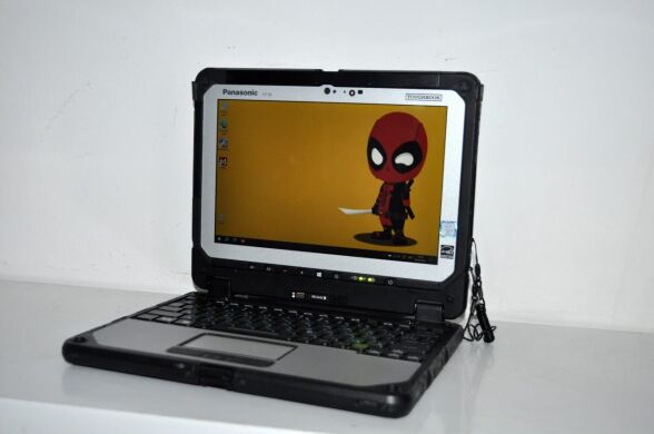 Защищенный нетбук-трансформер Б-класс Panasonic Toughbook CF-20 MK2 / 10.1" (1920x1200) IPS Touch / Intel Core i5-7Y57 (2 (4) ядра по 1.2 - 3.3 GHz) / 8 GB DDR3 / 120 GB SSD / Intel HD Graphics 615 / 2 MP + 8 MP / Windows 10 Pro + Стилус Защищенный нетбук-трансформер Б-класс Panasonic Toughbook CF-20 MK2 / 10.1" (1920x1200) IPS Touch / Intel Core i5-7Y57 (2 (4) ядра по 1.2 - 3.3 GHz) / 8 GB DDR3 / 120 GB SSD / Intel HD Graphics 615 / 2 MP + 8 MP / Windows 10 Pro + Стилус