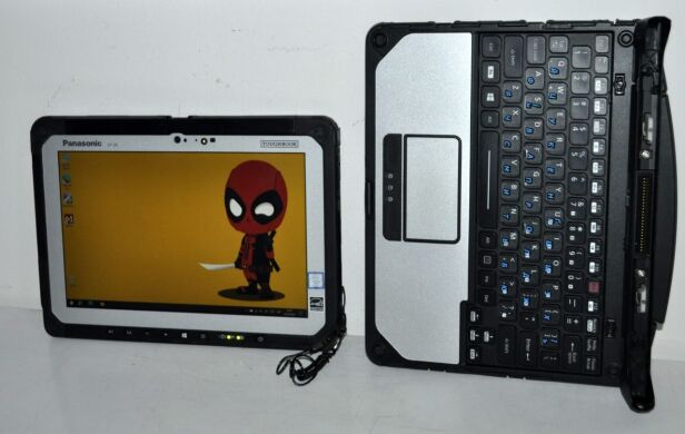 Защищенный нетбук-трансформер Б-класс Panasonic Toughbook CF-20 MK2 / 10.1" (1920x1200) IPS Touch / Intel Core i5-7Y57 (2 (4) ядра по 1.2 - 3.3 GHz) / 8 GB DDR3 / 120 GB SSD / Intel HD Graphics 615 / 2 MP + 8 MP / Windows 10 Pro + Стилус Защищенный нетбук-трансформер Б-класс Panasonic Toughbook CF-20 MK2 / 10.1" (1920x1200) IPS Touch / Intel Core i5-7Y57 (2 (4) ядра по 1.2 - 3.3 GHz) / 8 GB DDR3 / 120 GB SSD / Intel HD Graphics 615 / 2 MP + 8 MP / Windows 10 Pro + Стилус