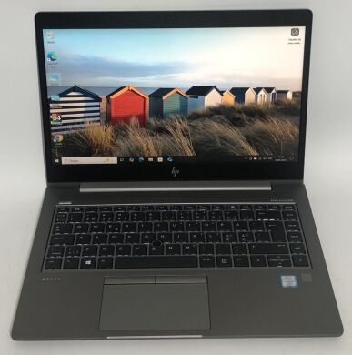 Игровой ультрабук HP ZBook 14u G5 / 14" (1920x1080) IPS / Intel Core i7-8665U (4 (8) ядра по 1.9 - 4.8 GHz) / 16 GB DDR4 / 512 GB SSD NVMe / AMD Radeon Pro WX 3200, 4 GB GDDR5, 128-bit / WebCam / Win 10 Pro