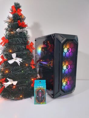 Ігровий ПК 1stPlayer X6 Fire Base Tower / Intel Core i7-6700 (4 (8) ядра по 3.4 - 4.0 GHz) / 16 GB DDR4 / 1000 GB SSD / AMD Radeon RX 570, 4 GB GDDR5, 256-bit / 550W