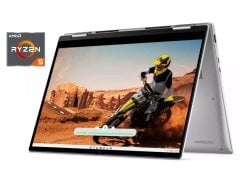 Ультрабук-трансформер Б-класс Dell Inspiron 14 7435 / 14" (1920x1200) IPS Touch / AMD Ryzen 5 7530U (6 (12) ядер по 2.0 - 4.5 GHz) / 8 GB DDR4 / 512 GB SSD / AMD Radeon RX Vega 7 Graphics / WebCam