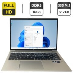 Ультрабук HP EliteBook 860 G9 / 16" (1920x1200) IPS / Intel Core i5-1245U (10 (12) ядер по 1.2 - 4.4 GHz) / 16 GB DDR5 / 512 GB SSD M.2 / Intel Iris Xe Graphics / WebCam