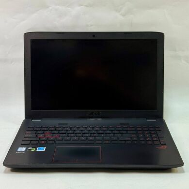 Ігровий ноутбук Б-клас Asus ROG GL552VW / 15.6" (1920x1080) IPS / Intel Core i7-6700HQ (4 (8) ядра по 2.6 - 3.5 GHz) / 16 GB DDR4 / 256 GB SSD / nVidia GeForce GTX 960M, 2 GB GDDR5, 128-bit / WebCam / Windows 10 Pro