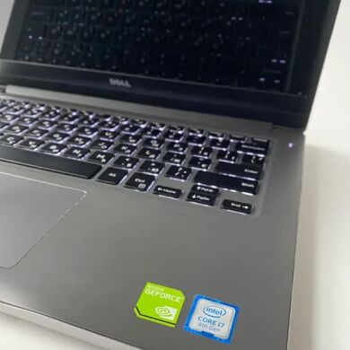 Ігровий ноутбук Б-клас Dell Inspiron 7472 / 14" (1920x1080) IPS / Intel Core i7-8550U (4 (8) ядра по 1.8 - 4.0 GHz) / 16 GB DDR4 / 512 GB SSD / nVidia GeForce MX150, 4 GB GDDR5, 64-bit / WebCam + Бездротова мишка Ігровий ноутбук Б-клас Dell Inspiron 7472 / 14" (1920x1080) IPS / Intel Core i7-8550U (4 (8) ядра по 1.8 - 4.0 GHz) / 16 GB DDR4 / 512 GB SSD / nVidia GeForce MX150, 4 GB GDDR5, 64-bit / WebCam + Бездротова мишка