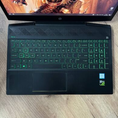 Игровой ноутбук HP Pavilion Gaming 15-cx0056wm / 15.6" (1920x1080) IPS / Intel Core i5-8300H (4 (8) ядра по 2.3 - 4.0 GHz) / 16 GB DDR4 / 256 GB SSD M.2 + 1000 GB HDD / nVidia GeForce GTX 1050 Ti, 4 GB GDDR5, 128-bit / WebCam