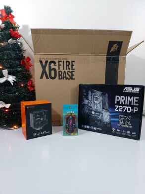 Ігровий ПК 1stPlayer X6 Fire Base Tower / Intel Core i7-6700 (4 (8) ядра по 3.4 - 4.0 GHz) / 16 GB DDR4 / 1000 GB SSD / AMD Radeon RX 570, 4 GB GDDR5, 256-bit / 550W