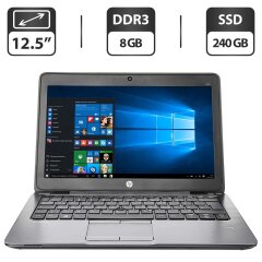 Нетбук Б-клас HP EliteBook 820 G1 / 12.5" (1366x768) TN / Intel Core i7-4600U (2 (4) ядра по 2.1 - 3.3 GHz) / 8 GB DDR3 / 240 GB SSD / Intel HD Graphics 4400 / WebCam / HDMI