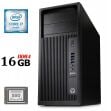 Комп'ютер Б-клас HP Z240 Workstation Tower / Intel Core i7-6700 (4 (8) ядра по 3.4 - 4.0 GHz) / 16 GB DDR4 / 500 GB SSD / Intel HD Graphics 530 / 400W / DVD-ROM / DisplayPort