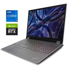 Мобильная рабочая станция Lenovo ThinkPad P16 Gen2 / 16" (2560x1600) IPS / Intel Core i7-14700HX (20 (28) ядер по 2.1 - 5.5 GHz) / 64 GB DDR5 / 1000 GB SSD M.2 / nVidia RTX 2000 Ada, 8 GB GDDR6, 128-bit / WebCam / Win 11 Pro