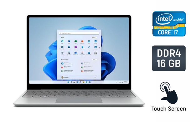 Нетбук Microsoft Surface Laptop GO 2 / 12.4" (1536x1024) IPS Touch / Intel Core i5-1135G7 (4 (8) ядра по 2.4 - 4.2 GHz) / 16 GB DDR4 / 256 GB SSD / Intel Iris Xe Graphics / WebCam / Type-C Нетбук Microsoft Surface Laptop GO 2 / 12.4" (1536x1024) IPS Touch / Intel Core i5-1135G7 (4 (8) ядра по 2.4 - 4.2 GHz) / 16 GB DDR4 / 256 GB SSD / Intel Iris Xe Graphics / WebCam / Type-C