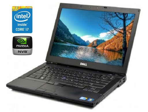 Ноутбук Б-клас Dell Latitude E6410 / 14.1" (1440x900) TN / Intel Core i7-620M (2 (4) ядра по 2.67 - 3.33 GHz) / 4 GB DDR3 / 250 GB HDD / nVidia NVS 3100M, 512 MB DDR3, 64-bit / DVD-ROM / WebCam