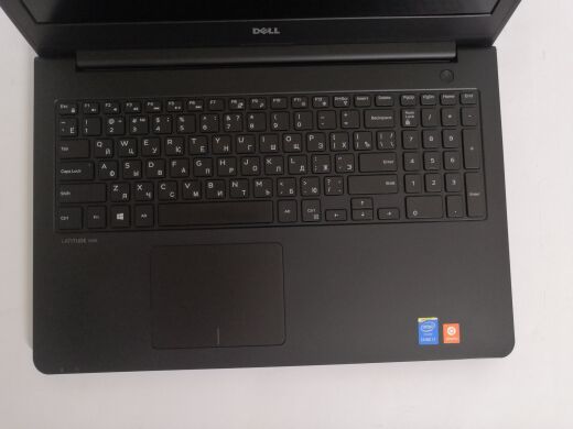 Ноутбук Dell Latitude 3550 / 15.6" (1920x1080) IPS / Intel Core i7-5500U (2 (4) ядра по 2.4 - 3.0 GHz) / 16 GB DDR3 / 256 GB SSD / nVidia GeForce 830M, 2 GB GDDR3, 64-bit / WebCam / HDMI / Windows 10 Pro