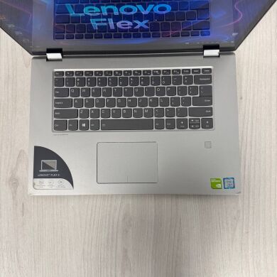 Ноутбук-трансформер Б-класс Lenovo Flex 5-1570 / 15.6" (1920x1080) IPS Touch / Intel Core i5-8250U (4 (8) ядра по 1.6 - 3.4 GHz) / 8 GB DDR4 / 256 GB SSD NVMe / nVidia GeForce MX130, 2 GB GDDR5, 64-bit / WebCam