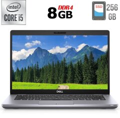 Ультрабук Б-класс Dell Latitude 5410 / 14" (1920x1080) IPS / Intel Core i5-10310U (4 (8) ядра по 1.7 - 4.4 GHz) / 8 GB DDR4 / 256 GB SSD / Intel UHD Graphics / WebCam / Windows 10 лицензия