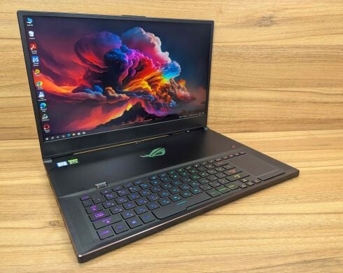 Игровой ноутбук Asus ROG Zephyrus GX701G / 17.3" (1920x1080) IPS / Intel Core i7-9750H (6 (12) ядер по 2.6 - 4.5 GHz) / 16 GB DDR4 / 1000 GB SSD / nVidia GeForce RTX 2070, 8 GB GDDR6, 256-bit / HDMI / Windows 10