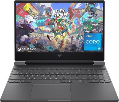 Игровой ноутбук HP Victus 15-fa2013dx / 15.6" (1920x1080) IPS / Intel Core i5-13420H (8 (12) ядер по 2.1 - 4.6 GHz) / 8 GB DDR4 / 512 GB SSD / nVidia GeForce RTX 3050, 6 GB GDDR6, 96-bit / WebCam / Win 11 Игровой ноутбук HP Victus 15-fa2013dx / 15.6" (1920x1080) IPS / Intel Core i5-13420H (8 (12) ядер по 2.1 - 4.6 GHz) / 8 GB DDR4 / 512 GB SSD / nVidia GeForce RTX 3050, 6 GB GDDR6, 96-bit / WebCam / Win 11