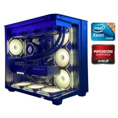 Ігровий ПК GAMING PC Tower / Intel Xeon E5-2630 v4 (10 (20) ядер по 2.2 - 3.1 GHz) / 16 GB DDR4 / 500 GB SSD / AMD Radeon RX 580, 8 GB GDDR5, 256-bit