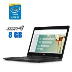 Нетбук Dell Latitude E7270 / 12.5" (1920x1080) IPS / Intel Core i7-6600U (2 (4) ядра по 2.6 - 3.4 GHz) / 8 GB DDR4 / 128 GB SSD M.2 / Intel HD Graphics 520 / WebCam / Win 10 Pro